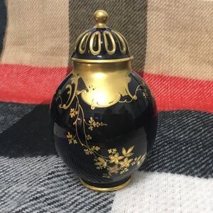 Antique M.Redon-Limoges Porcelain Urn-Impasto Raised Gold Enamel